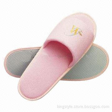 Hotel Slippers, Customized Logos are Welcome, Various Sizes and Colors are Available